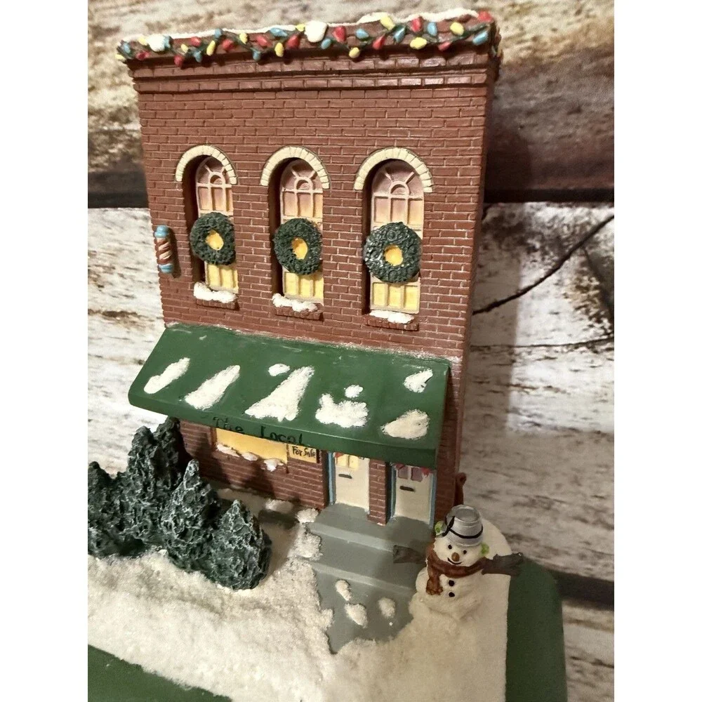 HALLMARK Mitford The Local Cast Iron Stocking Holder Hanger